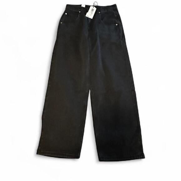 WeSC Jeans, Black, Wide Leg Skater / 90s Style, 32 x 32 NWT - Picture 1 of 4